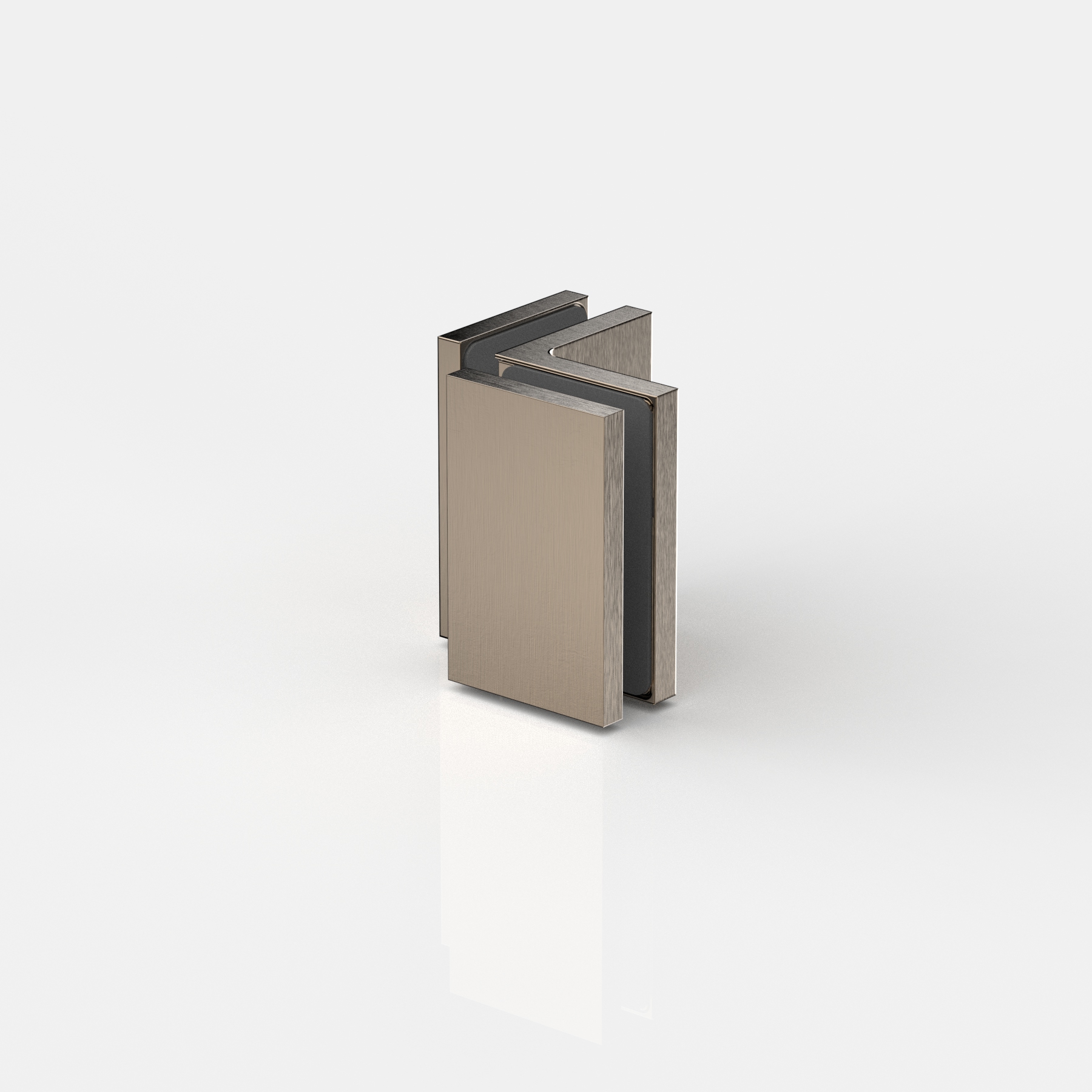 Winkelverbinder Glas-Glas 90°