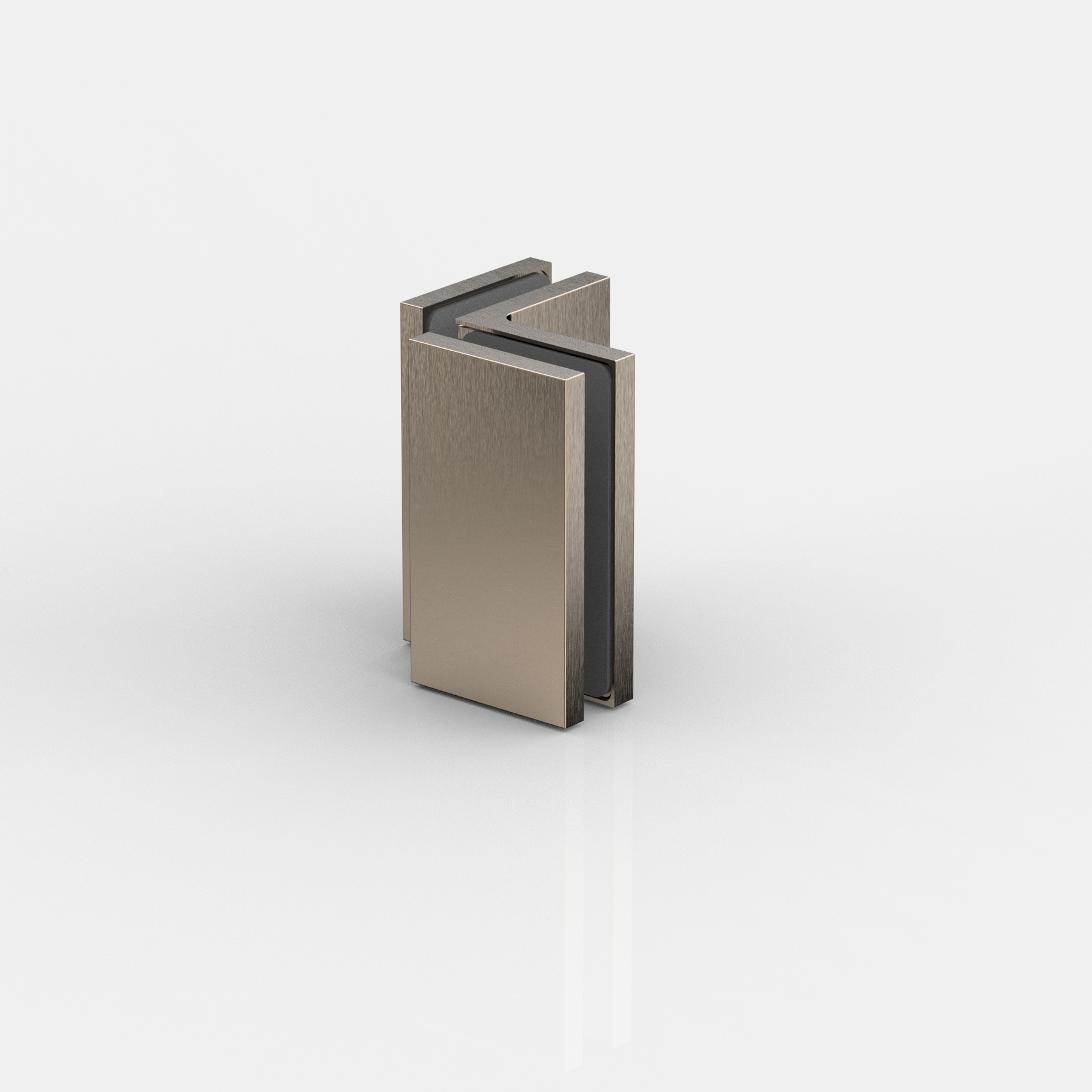 Winkelverbinder Glas-Glas 90°