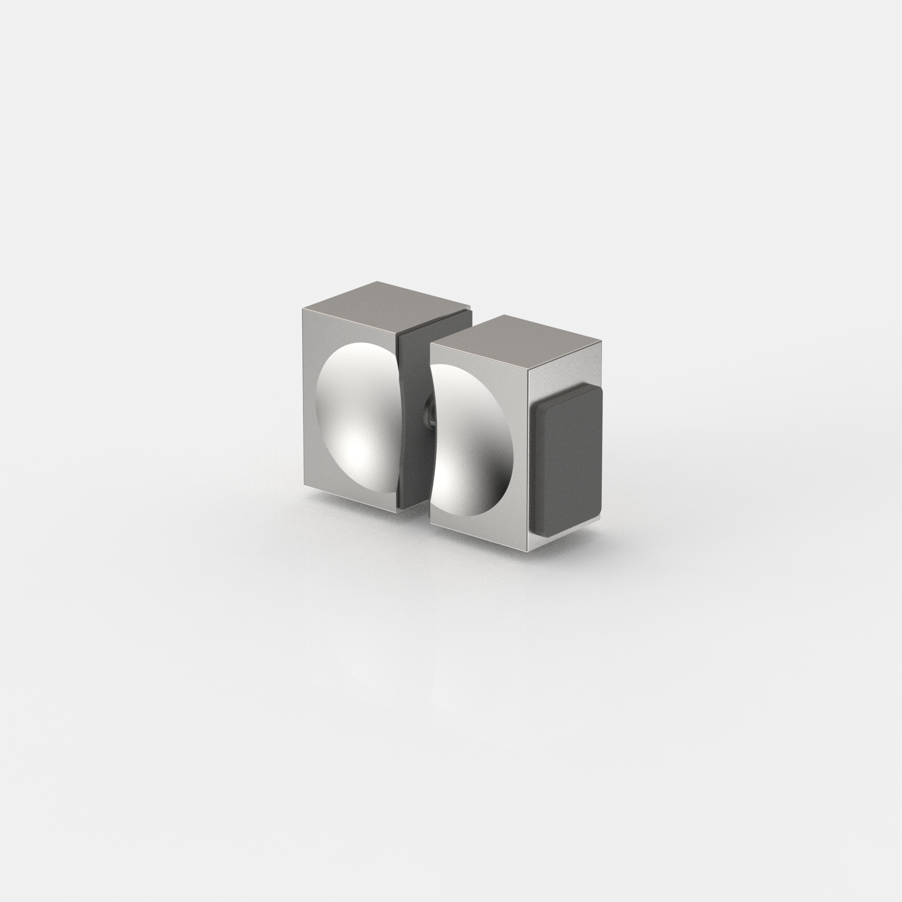 Türgriff, 2-seitig, 1 Dämpfer