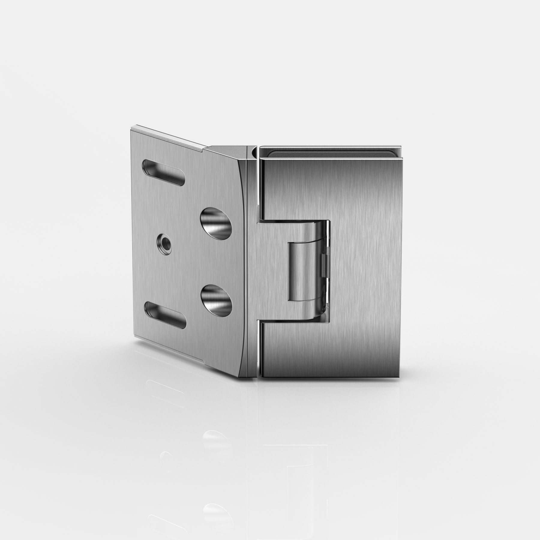 Pendeltürband Glas-Wand 135°