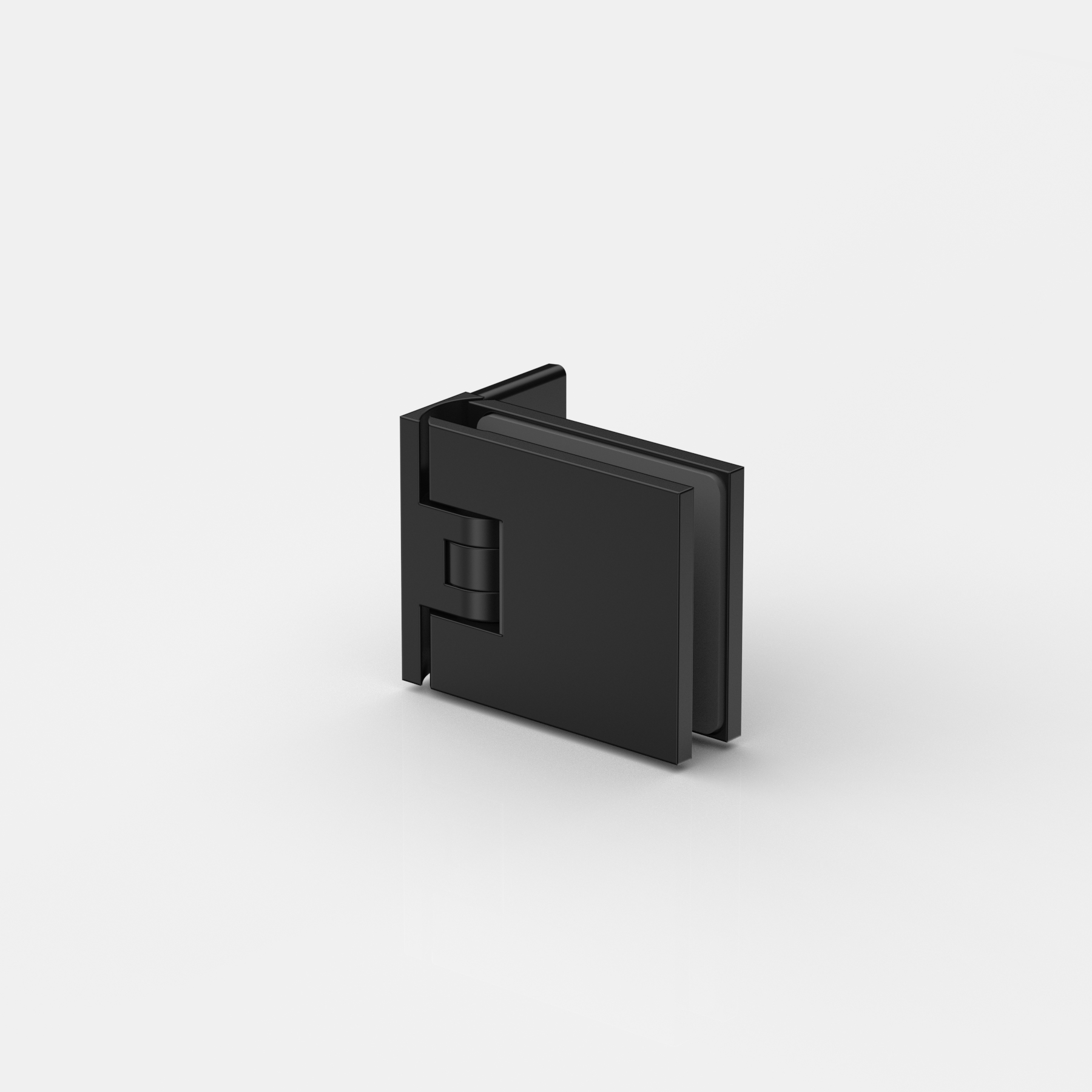 Pendeltürband Glas-Wand 90°