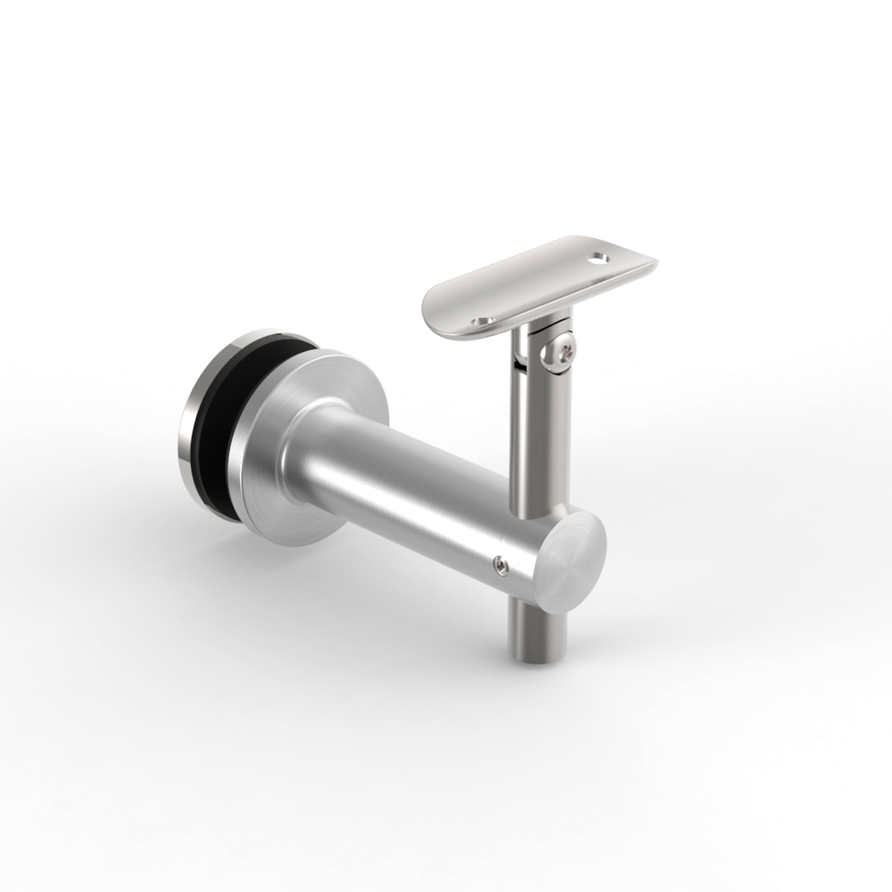 Handlaufträger variabel, Glasanschluss