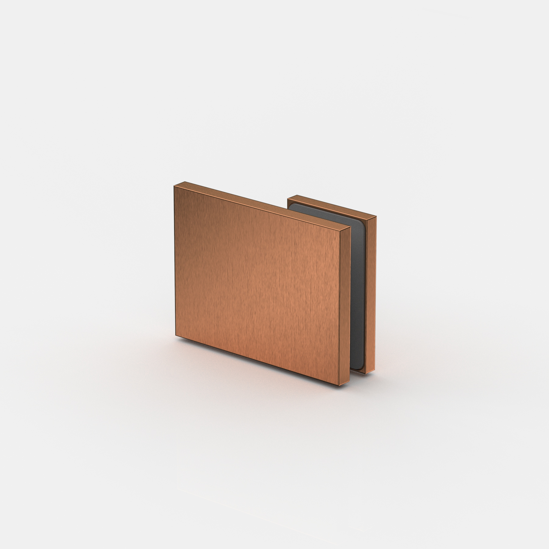 Längsverbinder Glas-Wand 180°