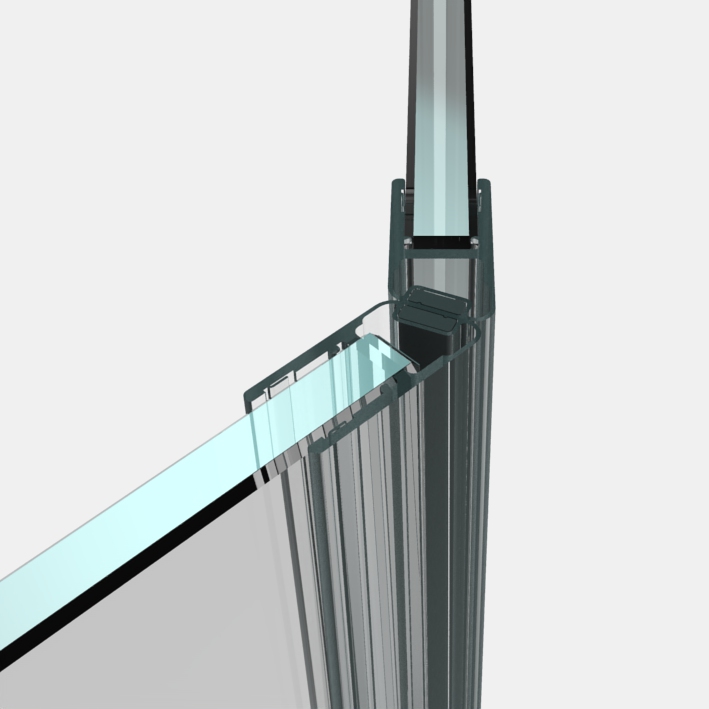 Magnetschienenset, 135° (2X67,5°), 6/8mm