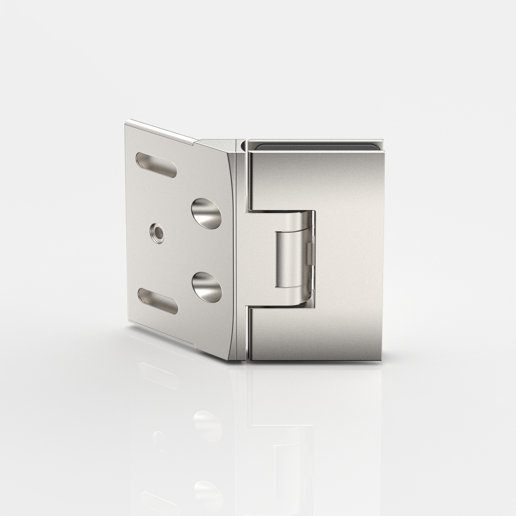 Pendeltürband Glas-Wand 135°