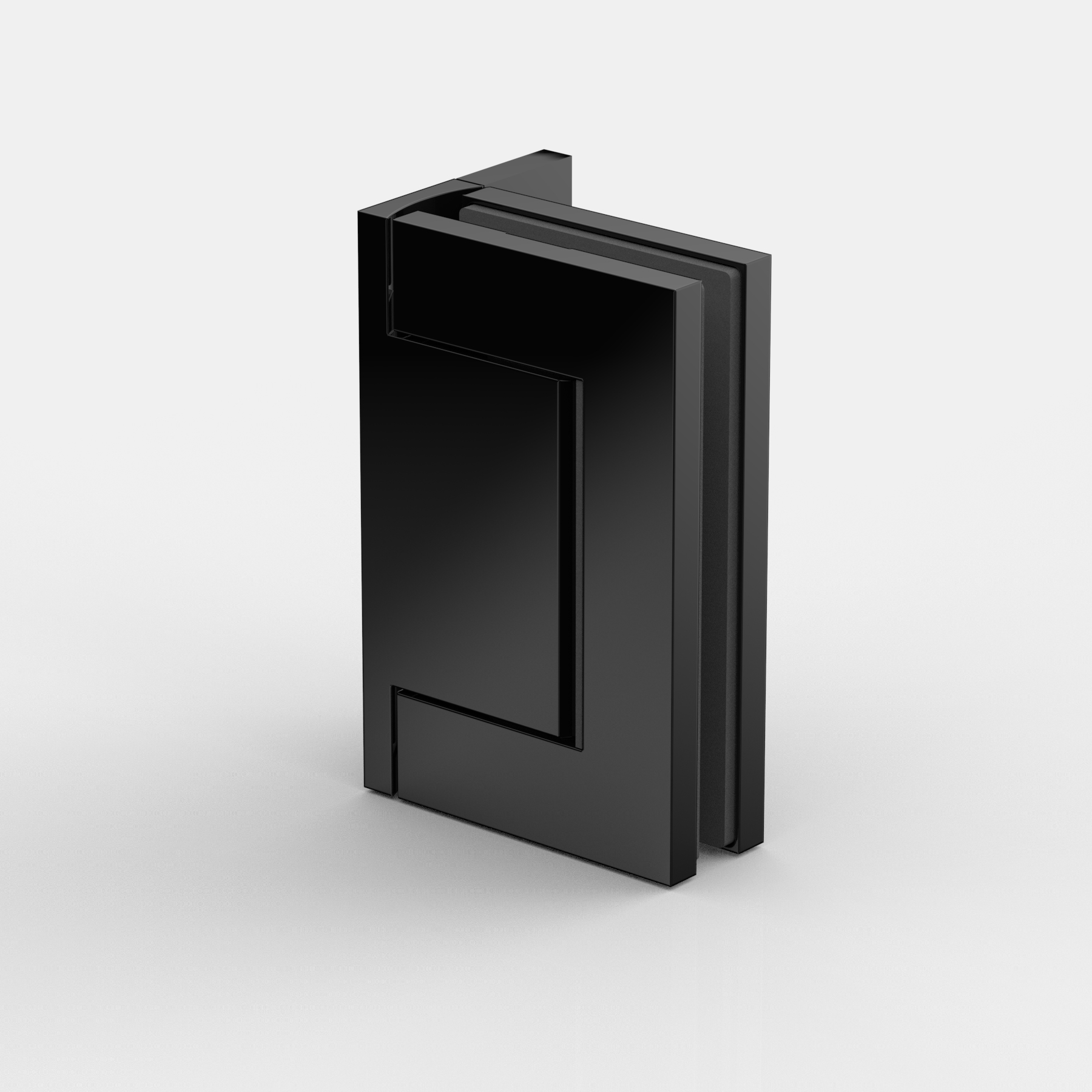 Pendeltürband Glas-Wand 90°,  beidseitig max. 95° öffnend