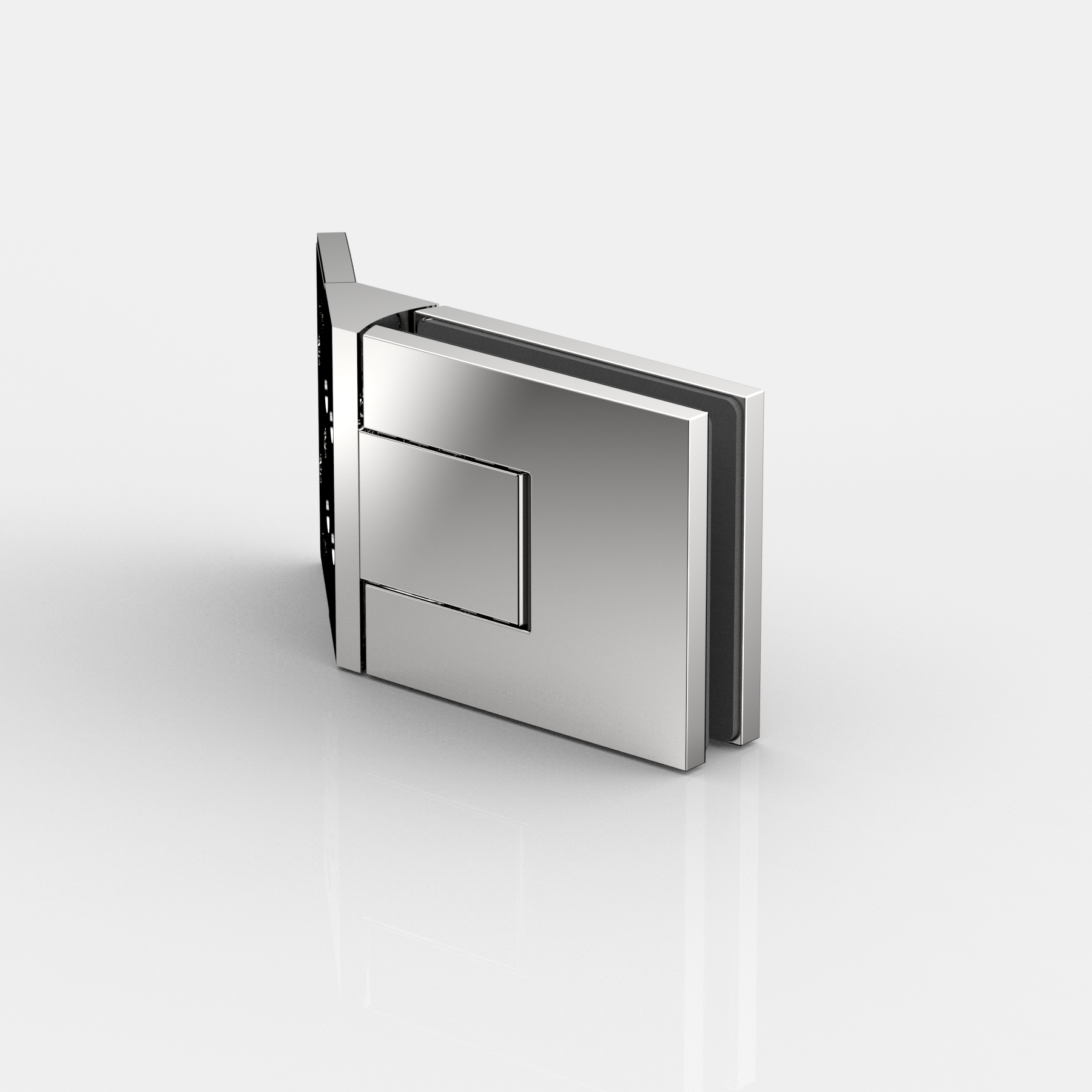 Pendeltürband Glas-Wand 135°