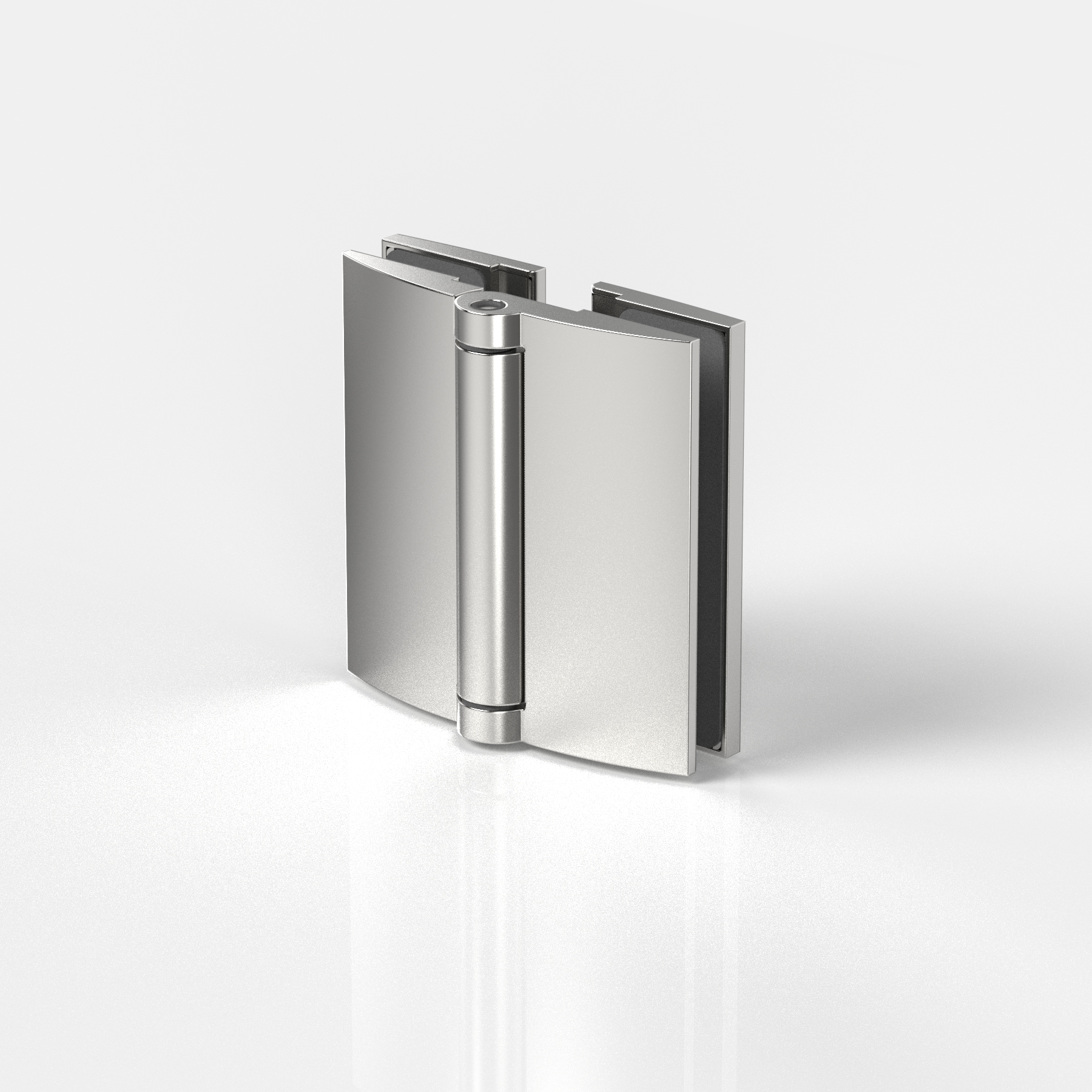 Anschlagtürband Glas-Glas 180°