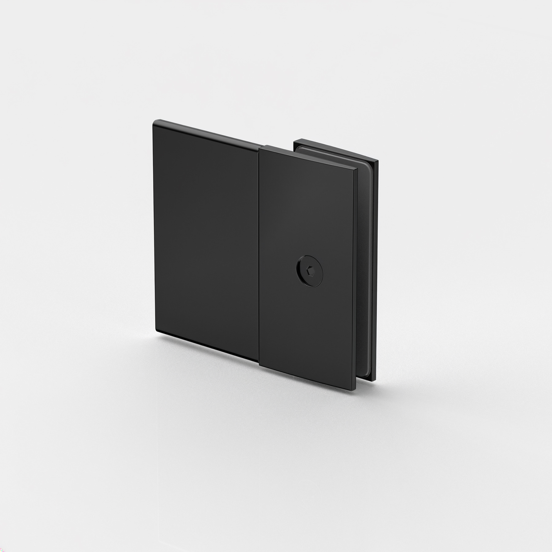 Längsverbinder Glas-Wand 180°