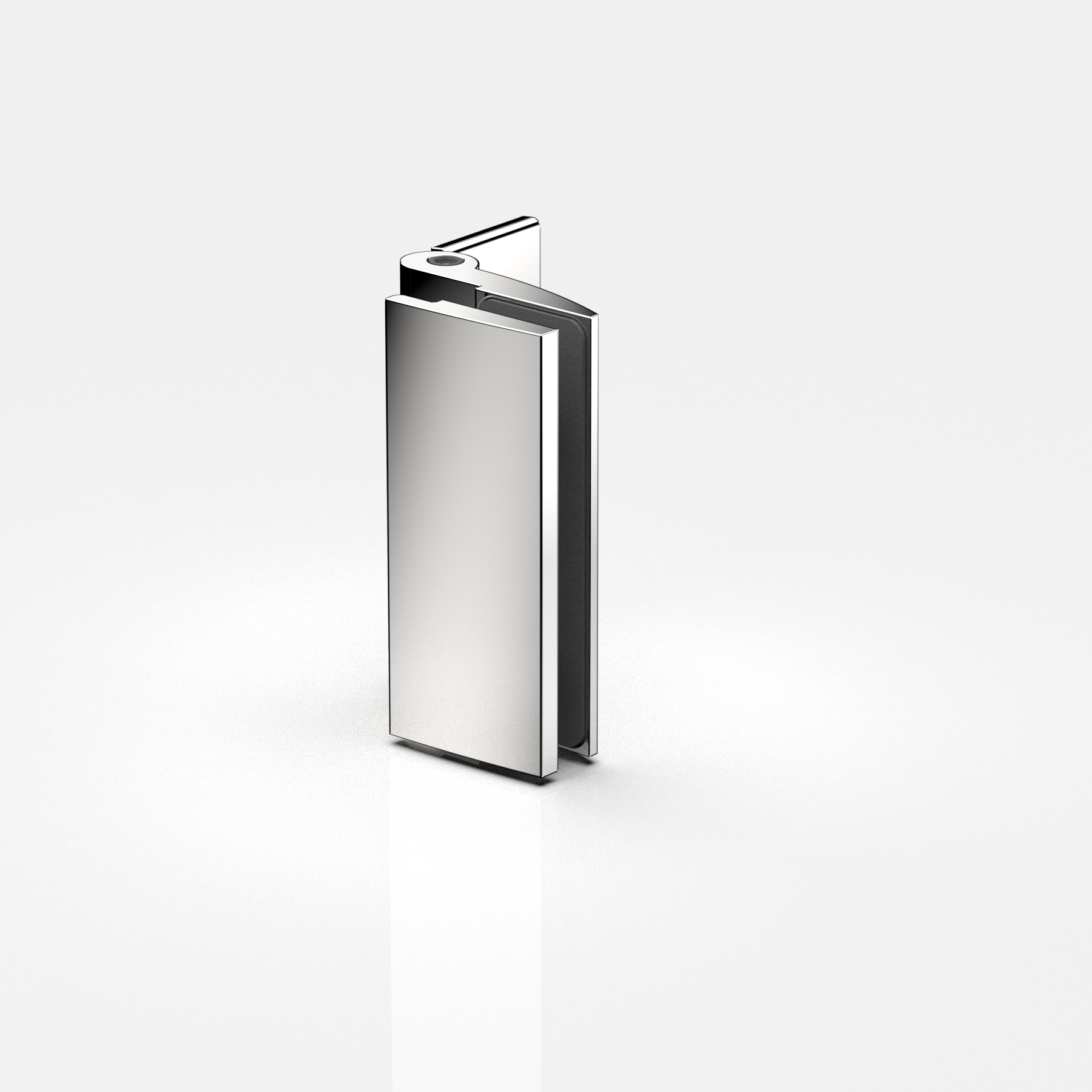 Anschlagtürband Glas-Wand 90°