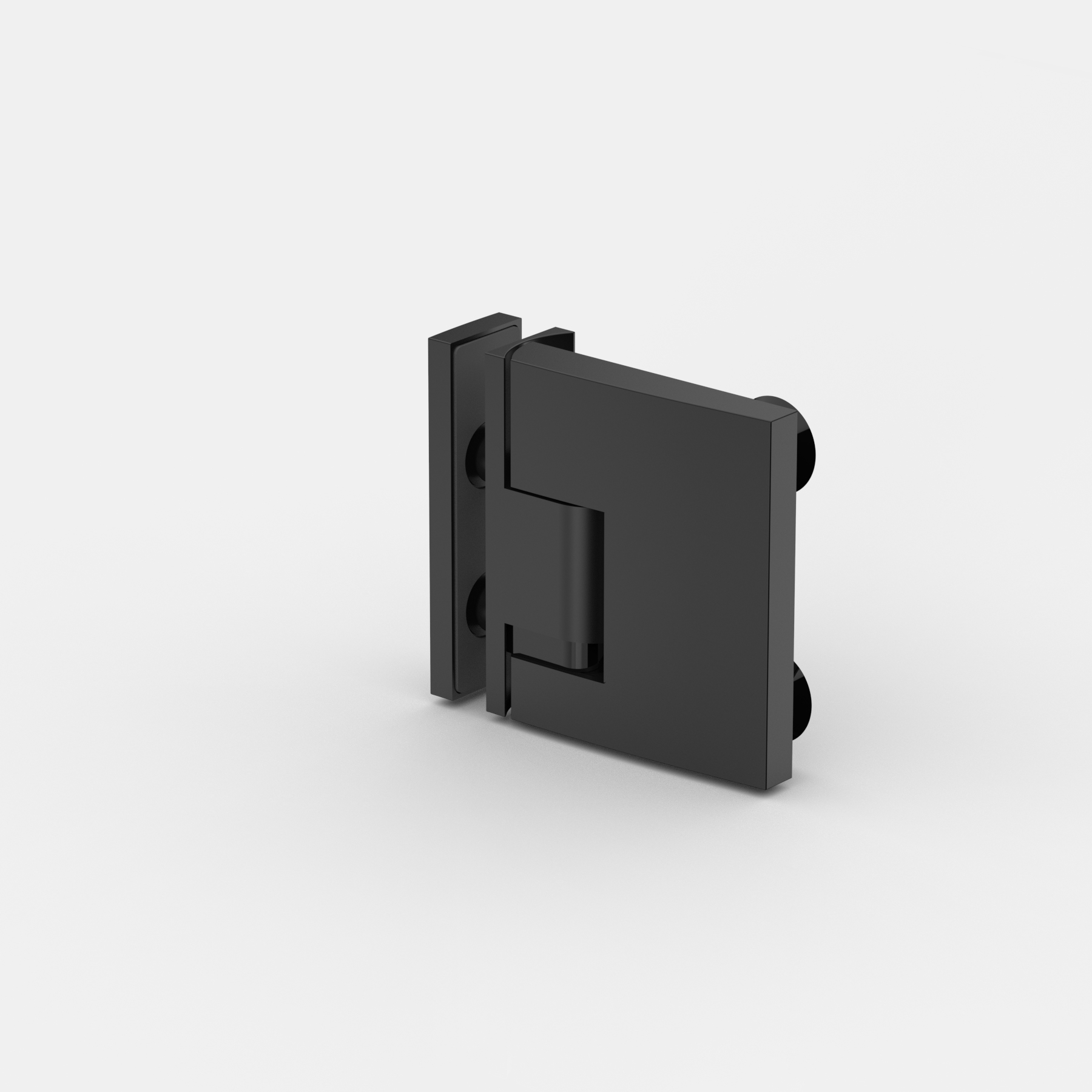 Hebe-Senk-Pendeltürband, flächenbündig, Glas-Glas 90°