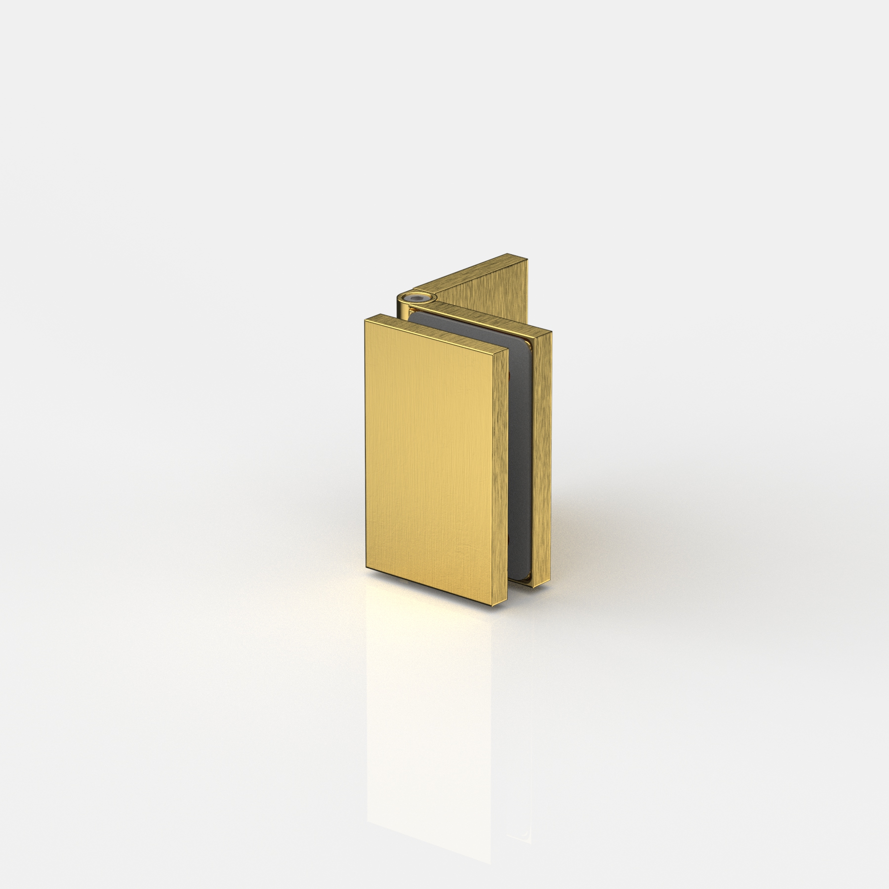 Winkelverbinder Glas-Wand 60-100°