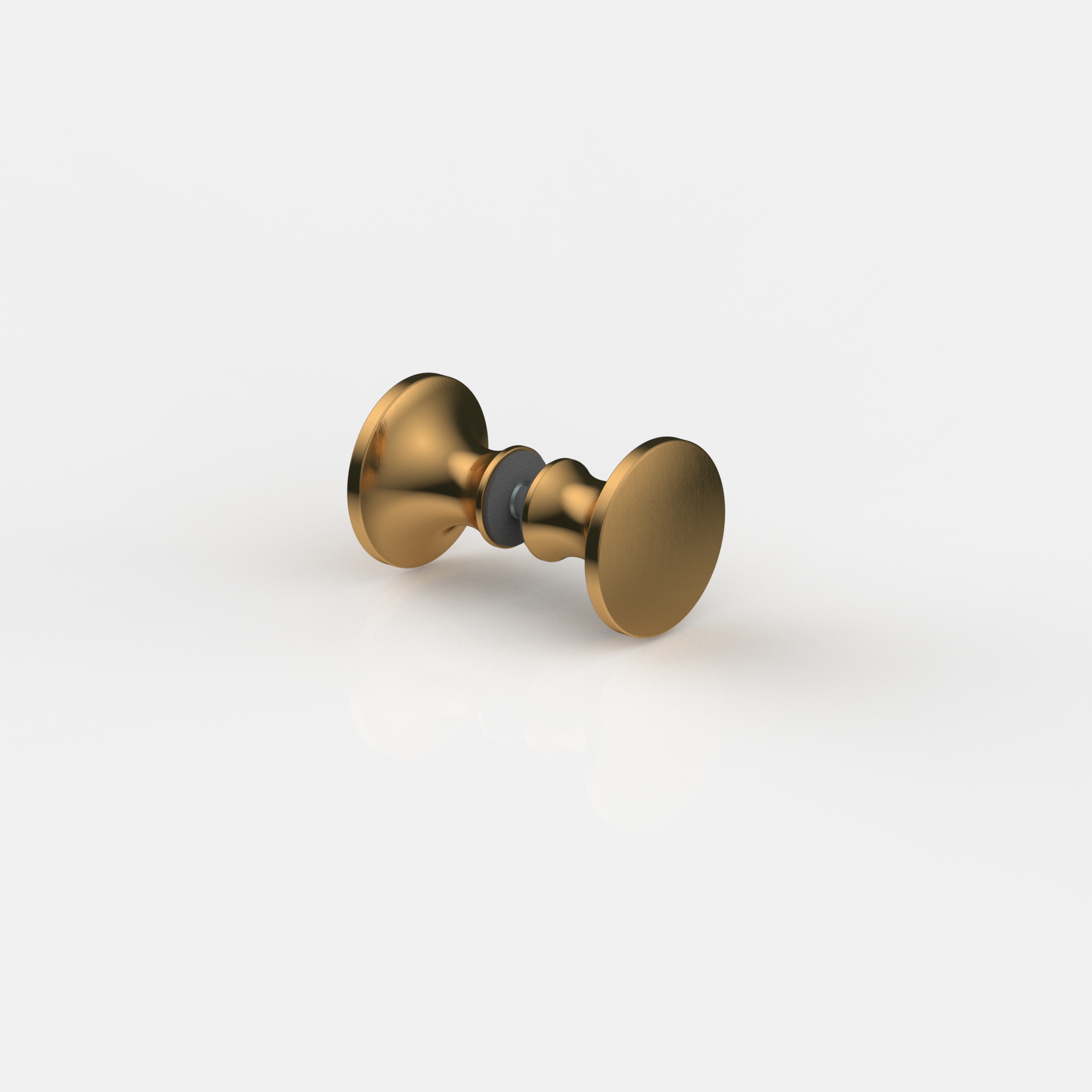 Glastürgriff Ø40x29,5mm 2-seitig rund