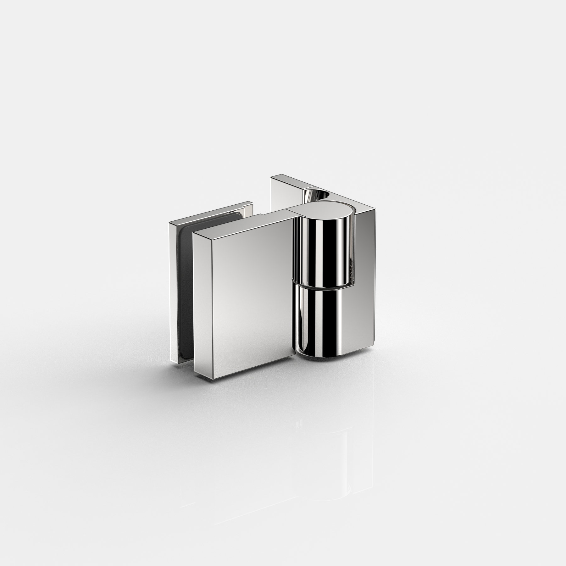 Hebe-Senk-Anschlagtürband, Glas-Wand90°