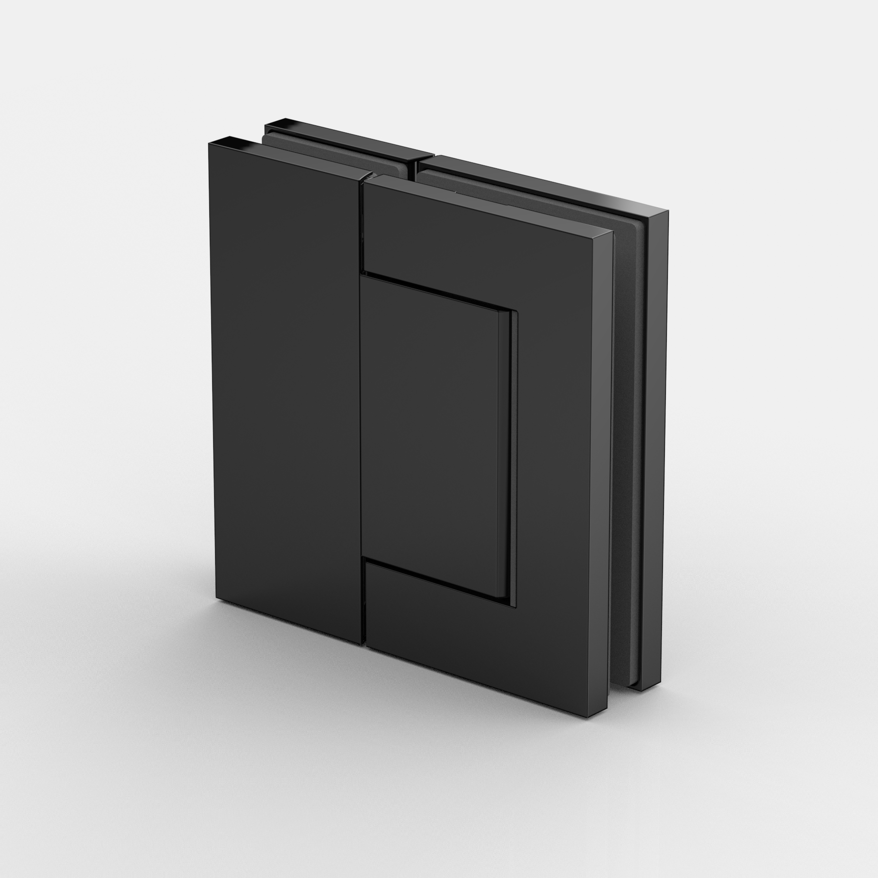 Pendeltürband Glas-Glas 180°, beidseitig max. 95°  öffnend