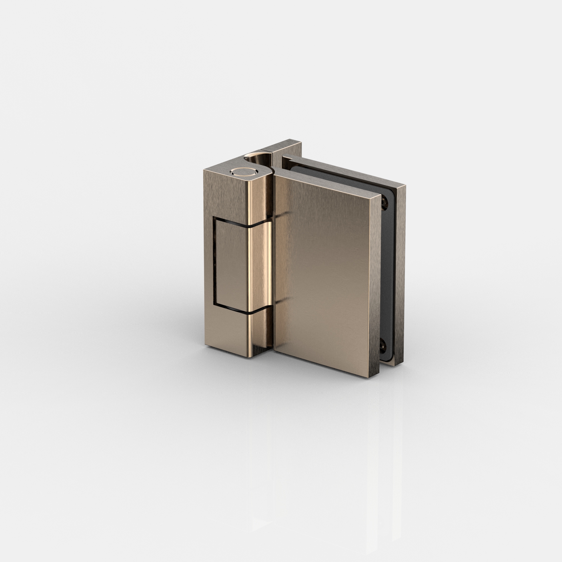 Anschlagtürband Glas-Wand 90°