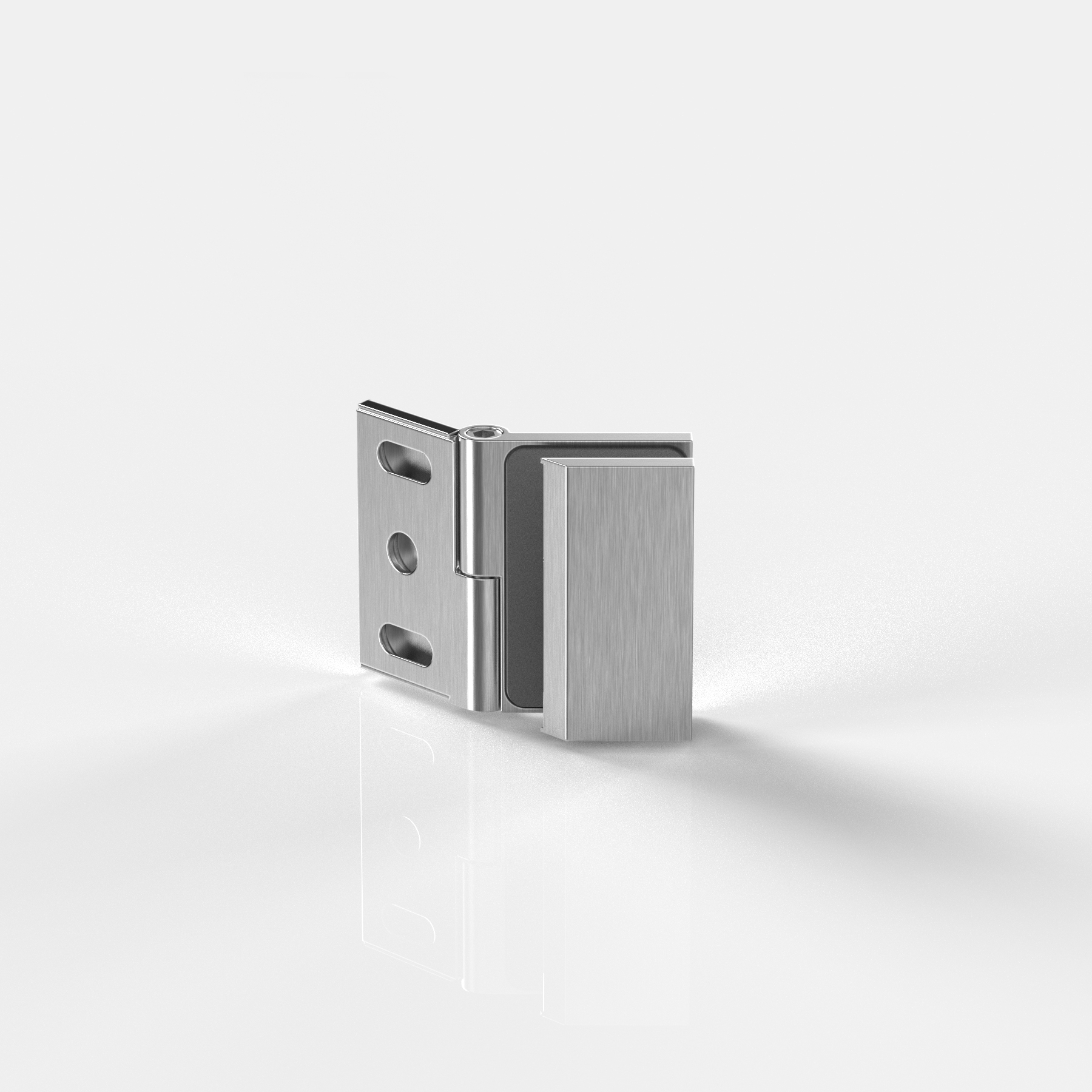 Winkelverbinder Glas-Wand 135°