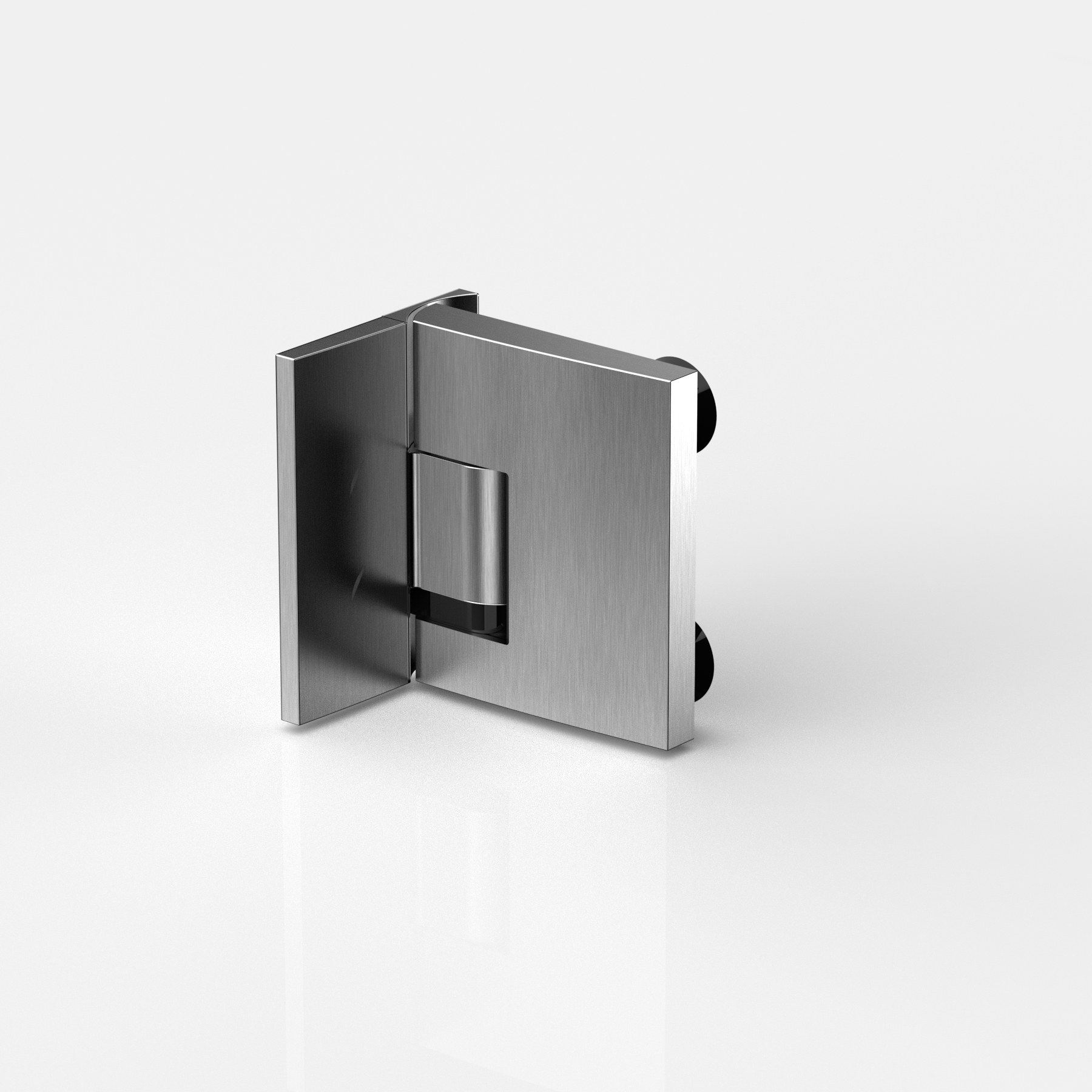 Hebe-Senk-Pendeltürband, flächenbündig, Glas-Wand 90°