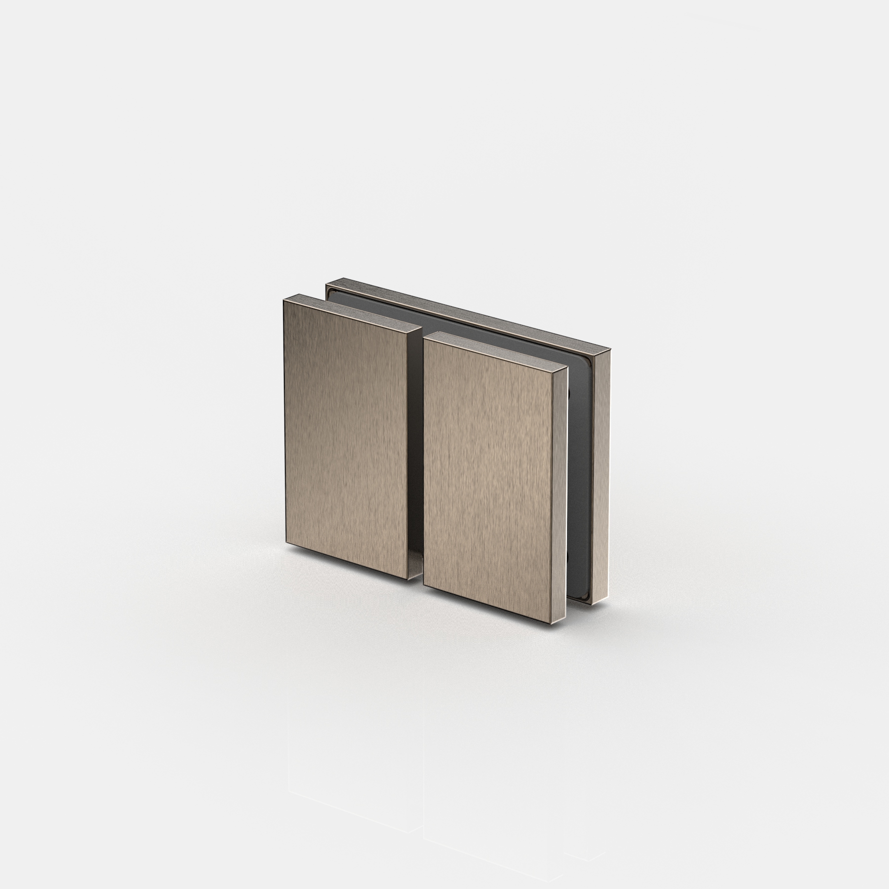 Längsverbinder Glas-Glas 180°